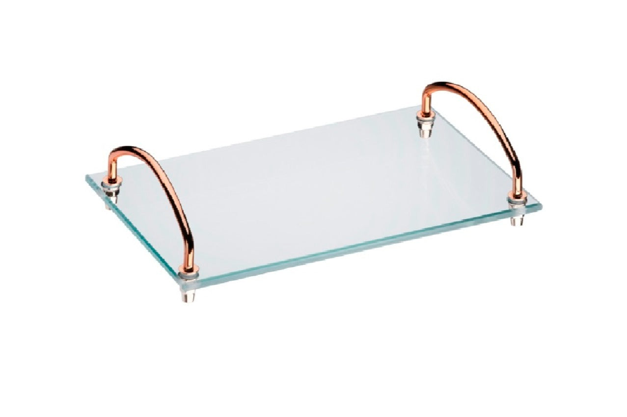 Bandeja Organizadora Cobre para Bancada e Lavabo 15x25cm