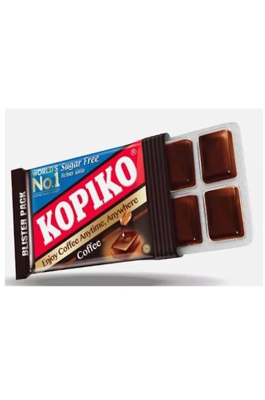 Bala de Café Sem Açúcar Blister 32g Kopiko