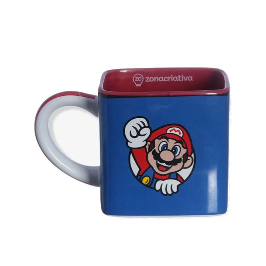 Caneca Cubo Super Mario 300ml Zona Criativa