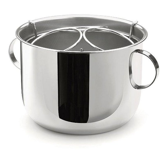 Champagneira com Alças e Grelha Separadora para 3 Garrafas Aço Inox 6L