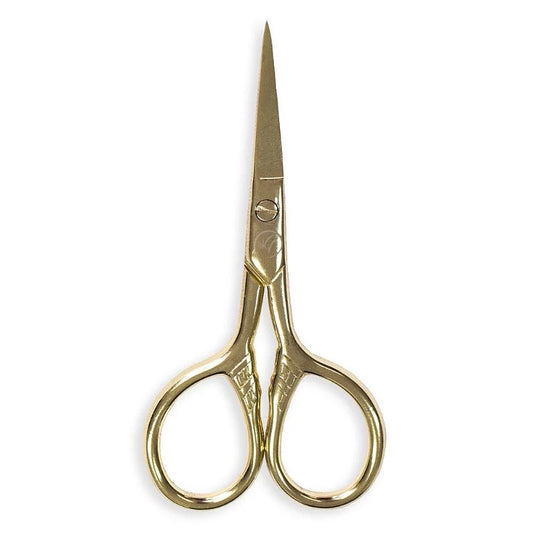 Tesoura para Sobrancelhas Pequena Dourada