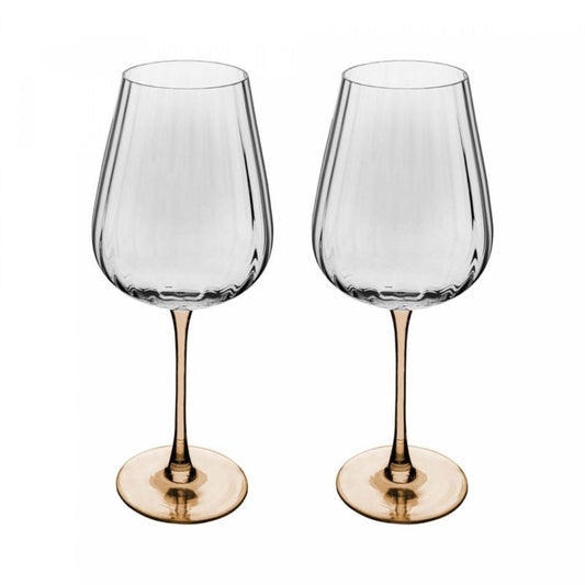 Conjunto de 2 Taças de VInho com Haste Ambar Classic 560ml