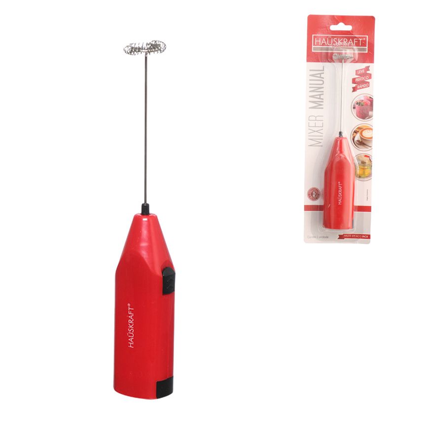 Mixer Manual Vermelho 20cm