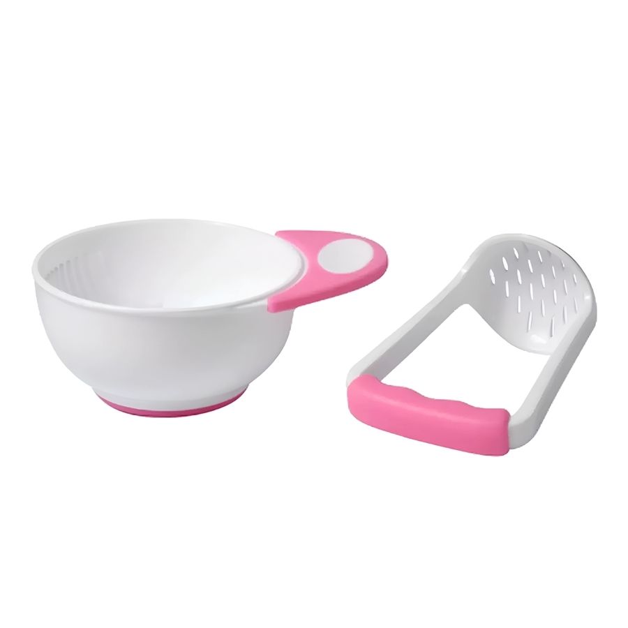 Amassador para Papinha Rosa 15x6cm Western Baby