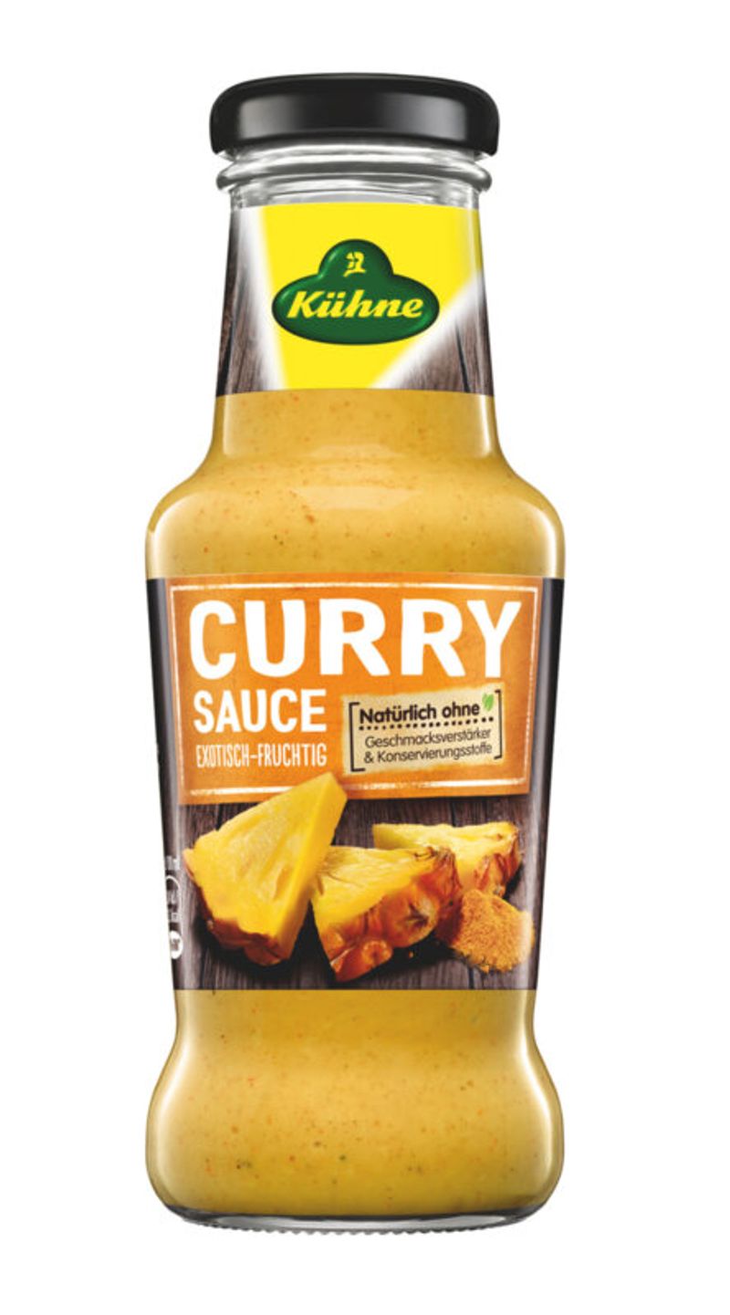 Molho Frutado de Curry com Pedaços de Abacaxi 250ml