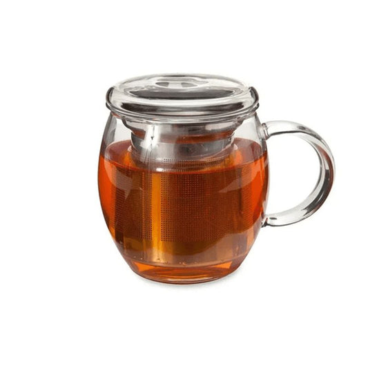 Caneca Tang De Vidro Com Infusor 350ml Talcha
