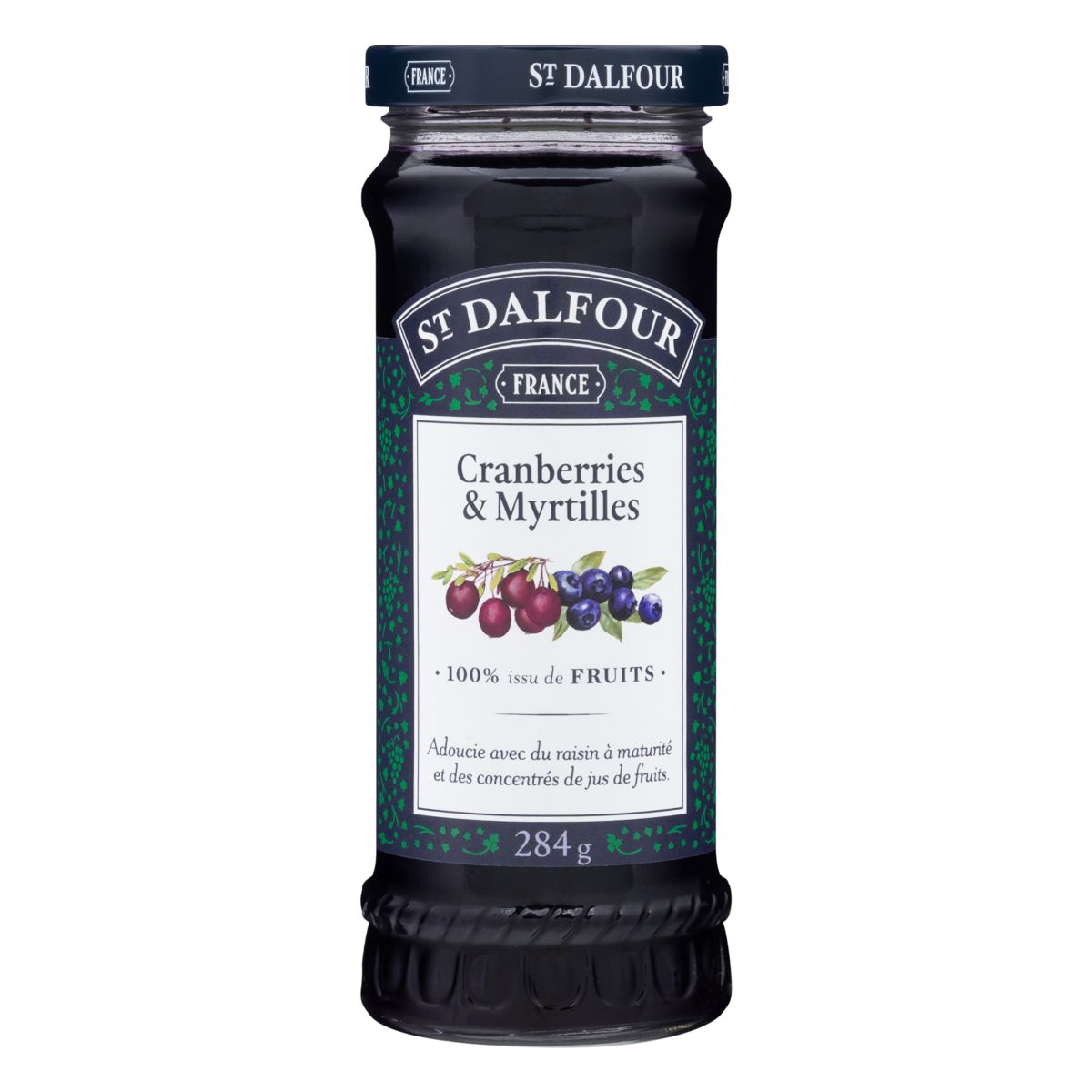 Geleia De Cranberry E Mirtilo 284g St Dalfour