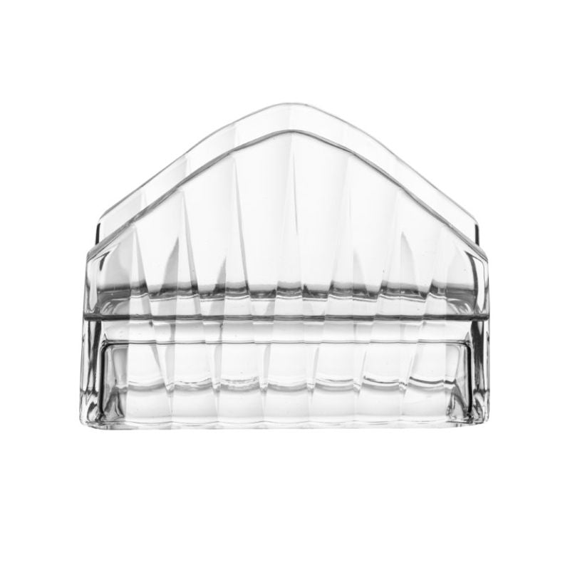 Porta Guardanapos De Cristal Radial 7,5x12x10,5cm Lyor