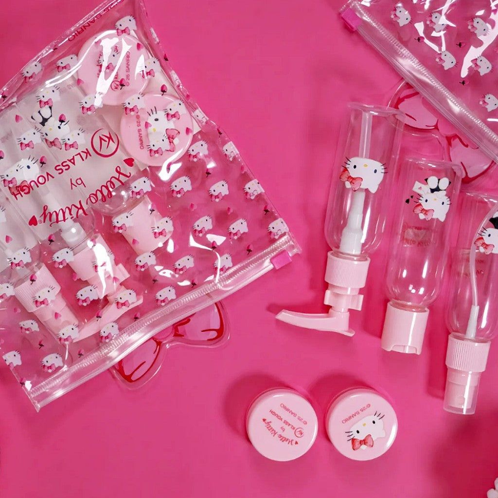 Kit para Viagem com 5 Peças Hello Kitty Klass Vough