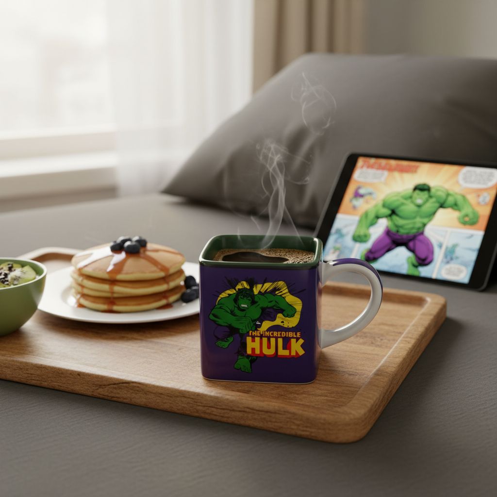 Caneca Cubo Hulk 300ml Zona Criativa