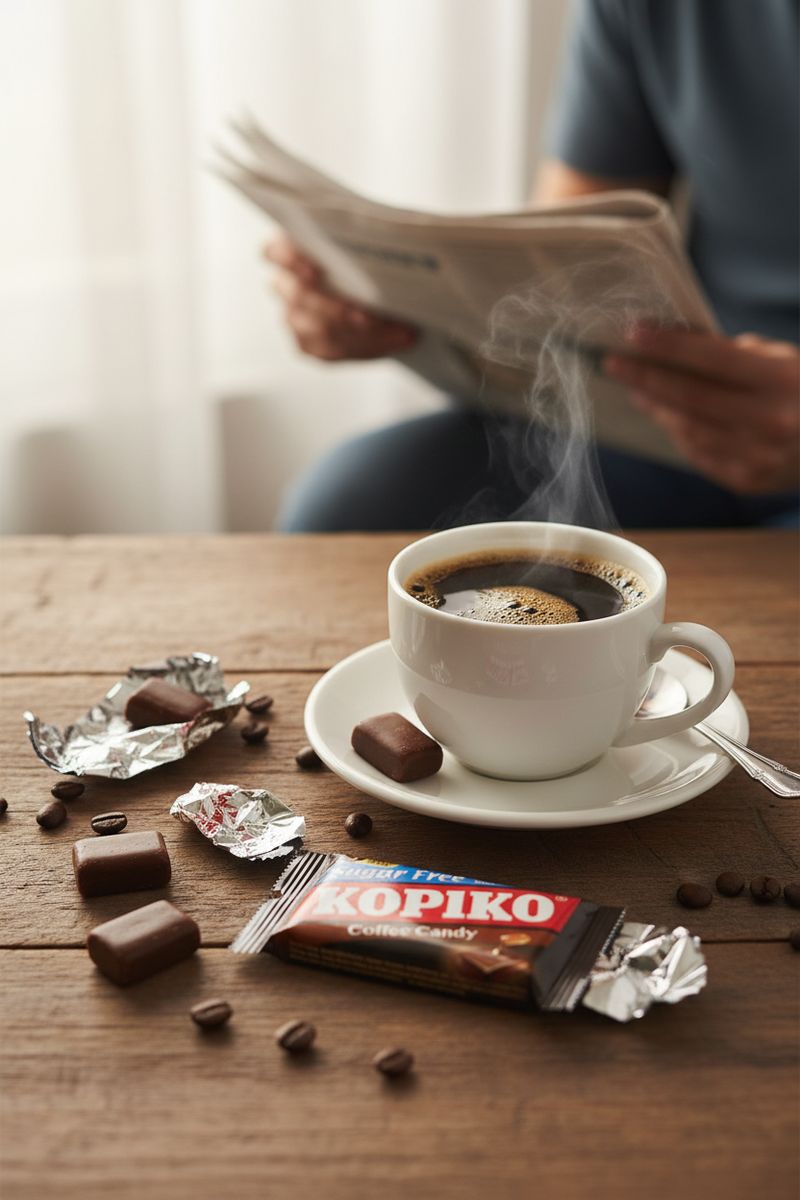 Bala de Café Sem Açúcar Blister 32g Kopiko