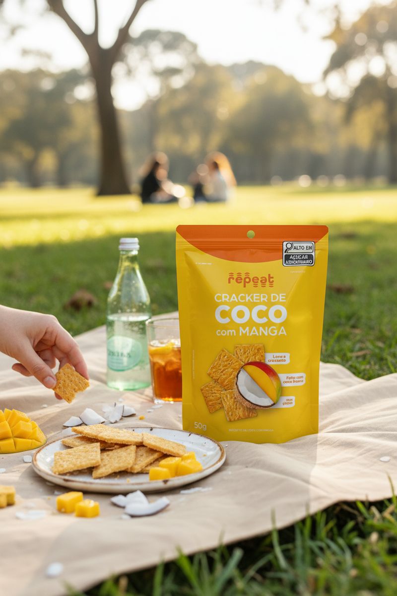Cracker de Coco com Manga 50g Repeat