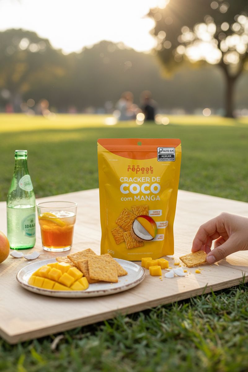 Cracker de Coco com Manga 50g Repeat