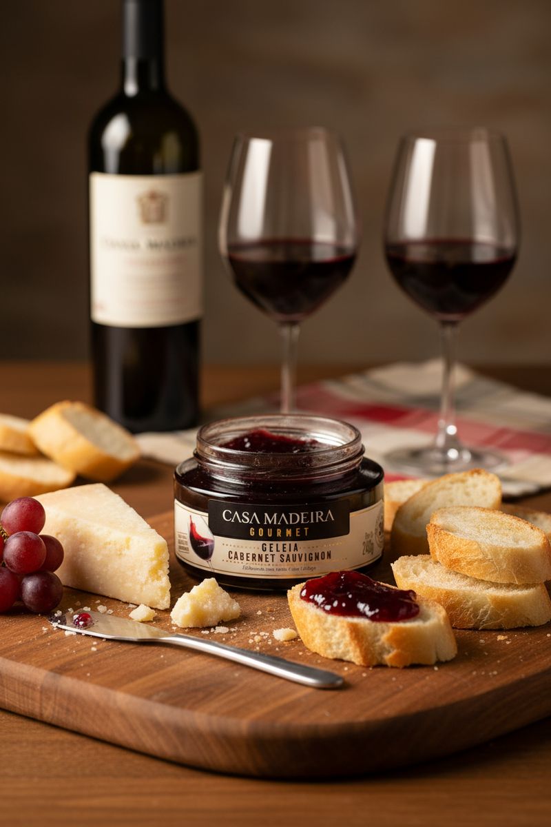 Geleia Gourmet Cabernet Sauvignon 240g Casa Madeira