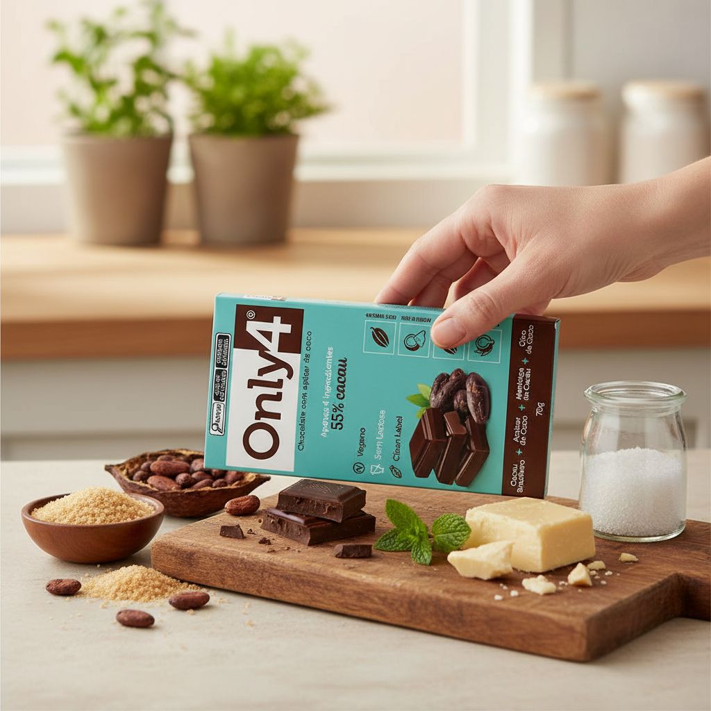 Barra de Chocolate 55% Cacau 70g Only4