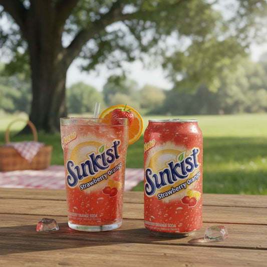 Refrigerante Strawberry Orange 355ml Sunkist