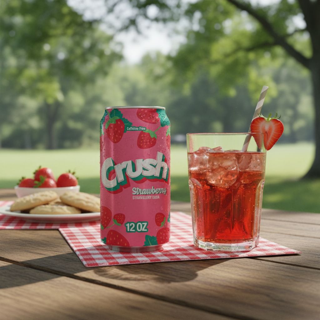 Refrigerante Strawberry 355ml Crush