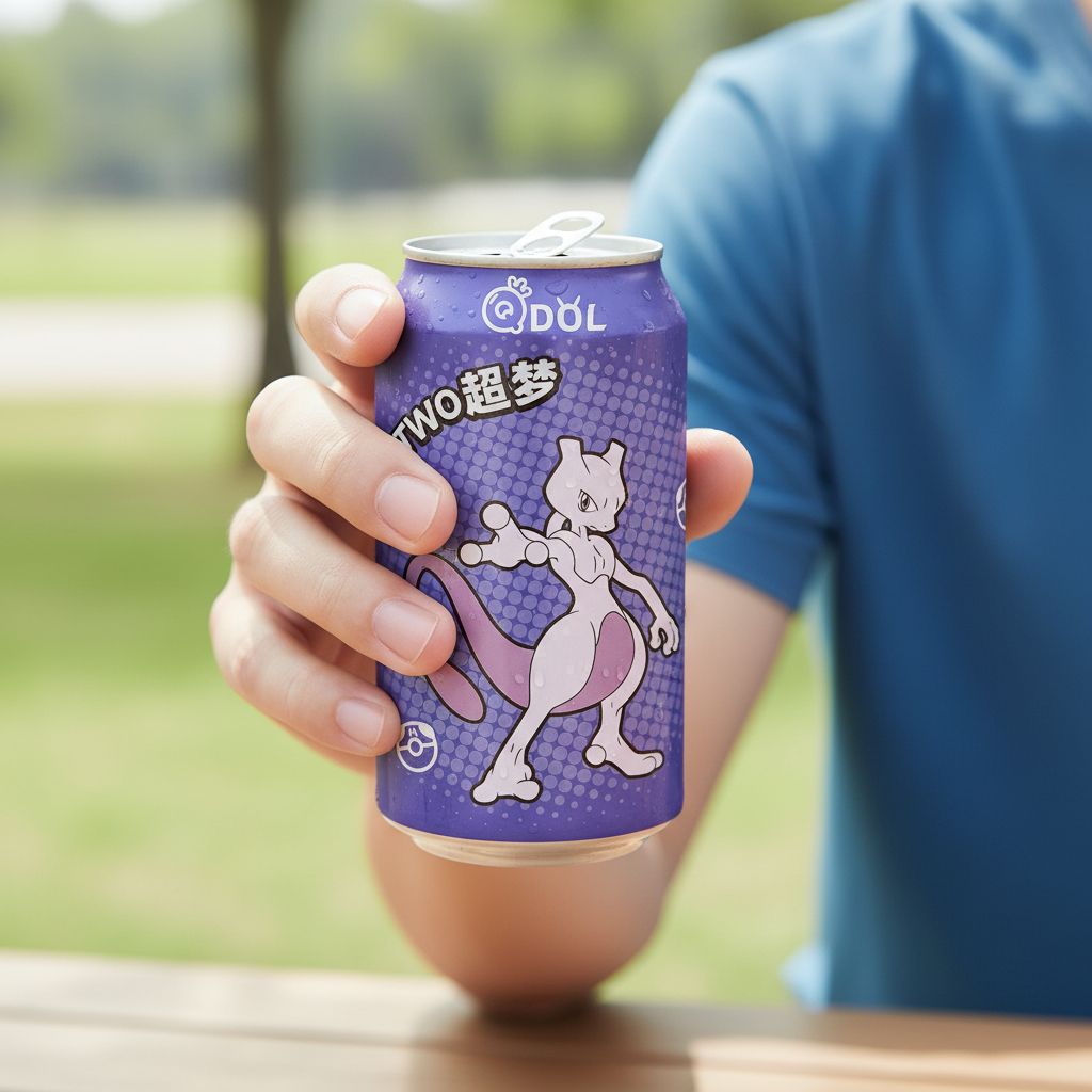 Refrigerante Sabor Gengibre e Limão Pokémon 330ml Qdol