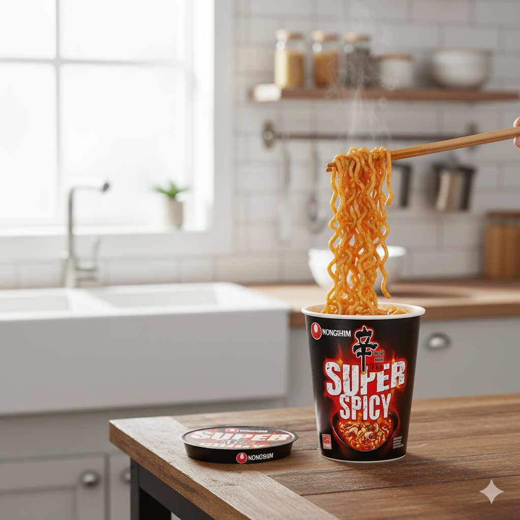 Macarrão Instantâneo Shin Ramyun Red Super Spicy 68g