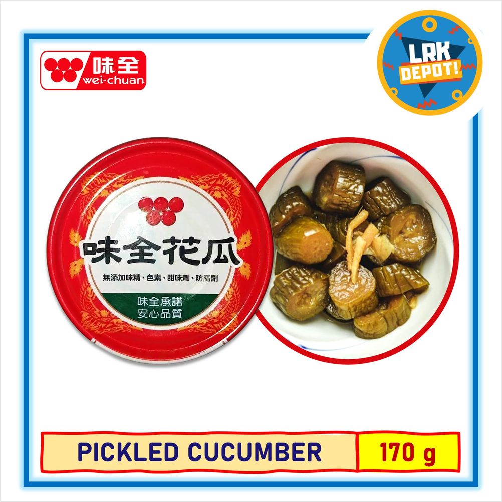 Pepino em Conserva 170g Wei Chuan