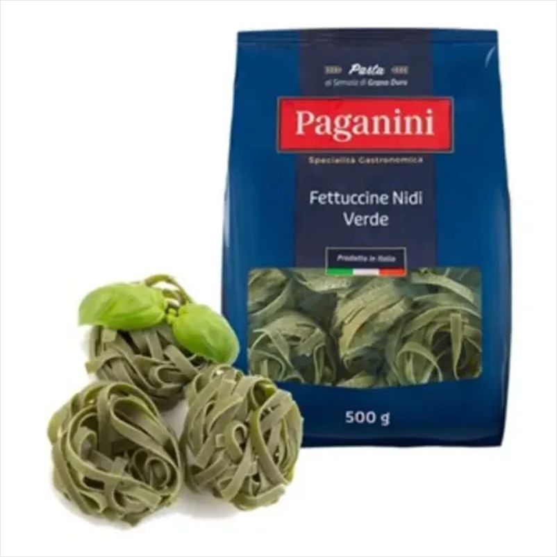 Macarrão Fettuccine Nidi Verde Special 500g Paganini