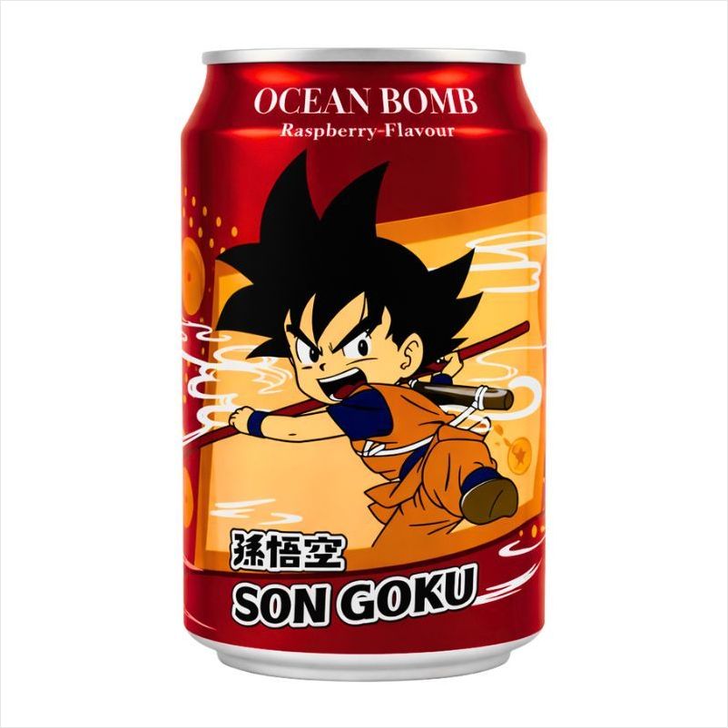Refrigerante Sabor Framboesa Dragon Ball 330ml
