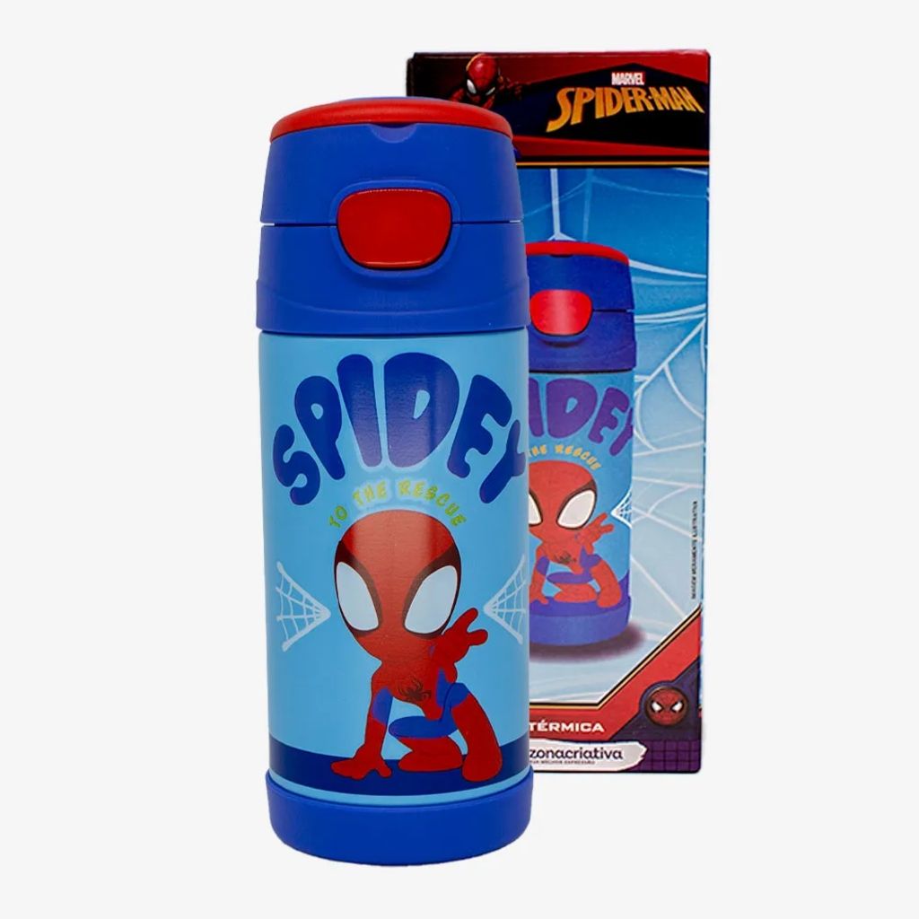 Garrafa Térmica Spider-Man 500ml Zona Criativa