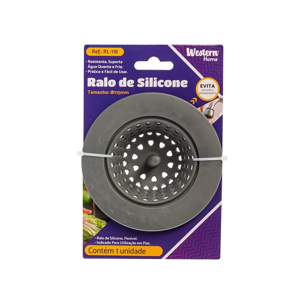 Ralo de Silicone 11,5x4cm