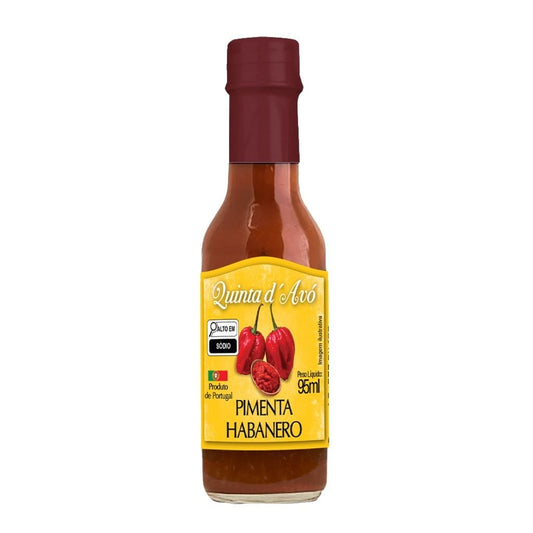 Molho de Pimenta Habanero 95ml Quinta d’Avó