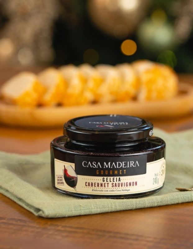 Geleia Gourmet Cabernet Sauvignon 240g Casa Madeira