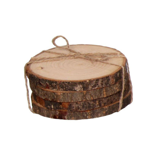 Porta Copos Wood com 4 Peças Coleção Manhattan