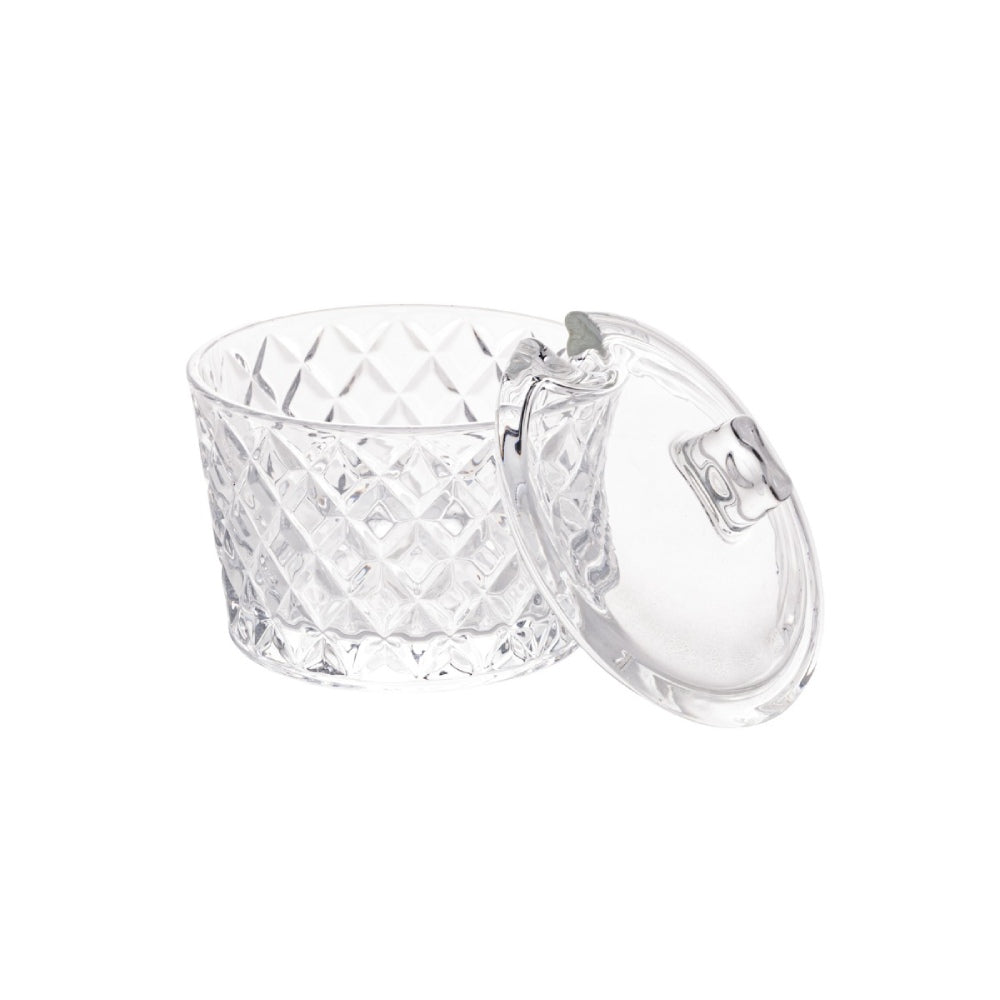Açucareiro de Cristal Diamante 10x10cm