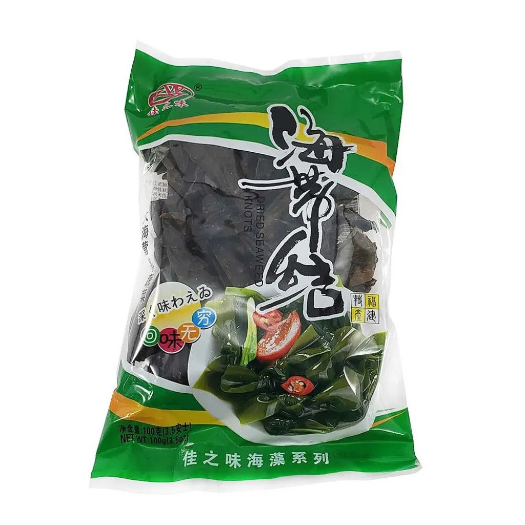 Alga Marinha Kombu Desidratada em Nó Fujian 100g Sem Glúten