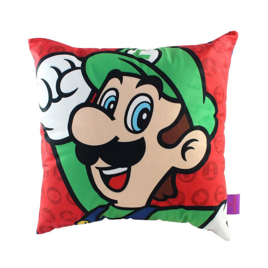 Almofada Fibra Veludo Super Mario 40x40cm Zona Criativa