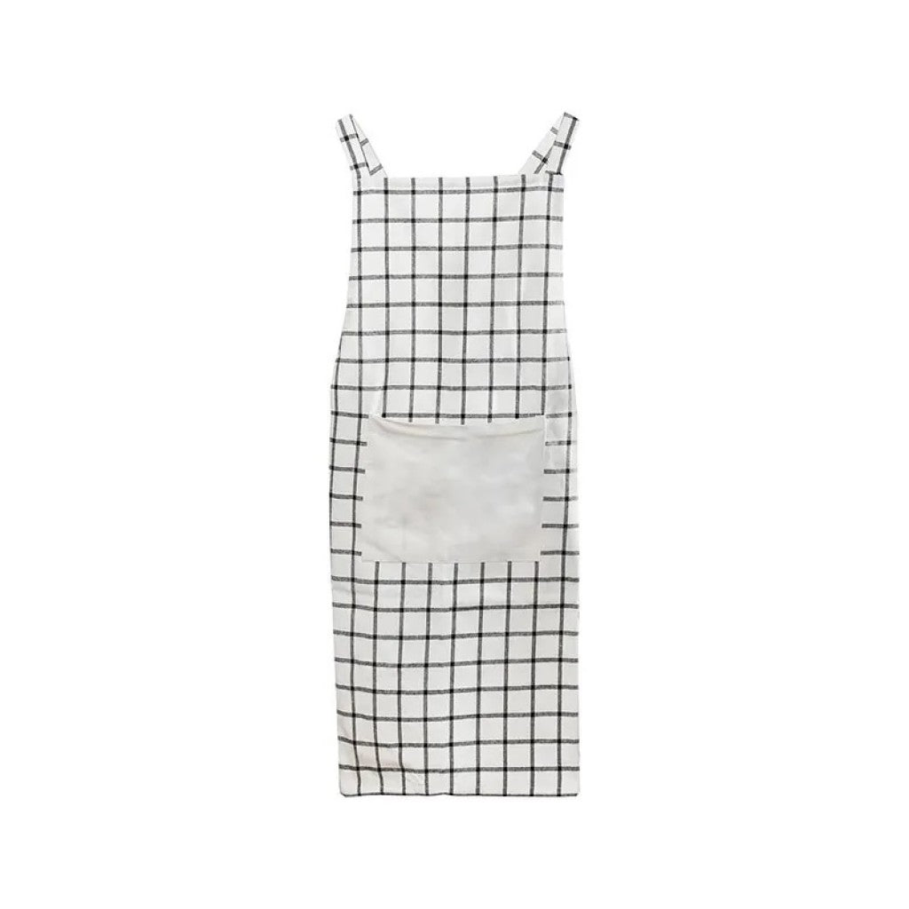 Avental Chess Branco 85x70cm Hauskraft