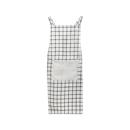 Avental Chess Branco 85x70cm Hauskraft