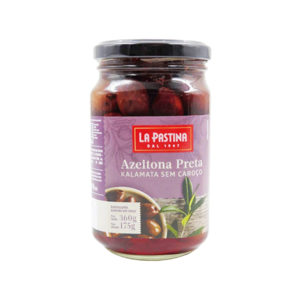 Azeitona Preta sem Caroço 360g La Pastina