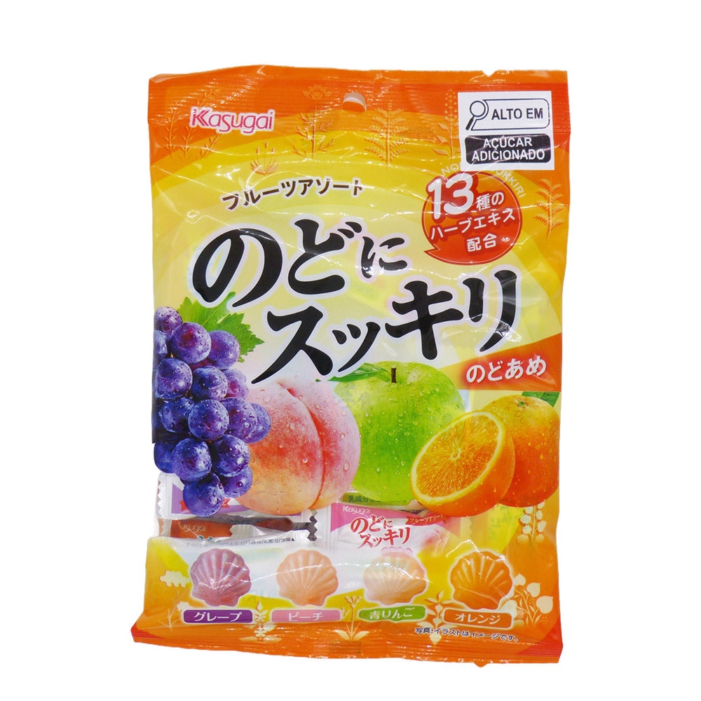 Bala de Menta e Frutas Sortidas 112g