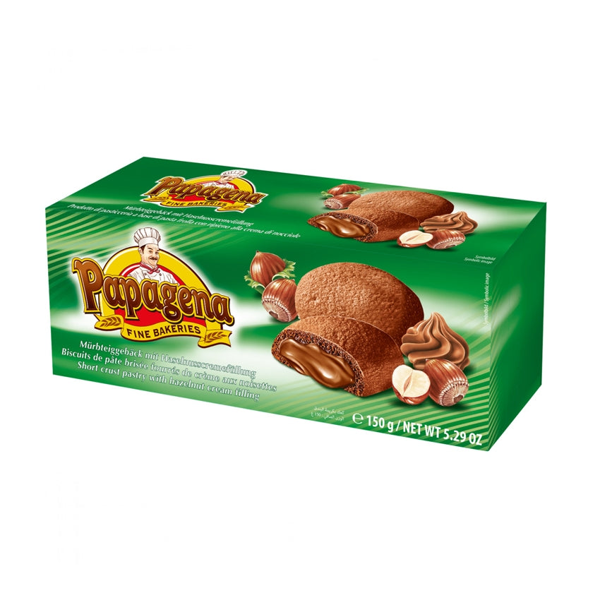 Biscoito de Chocolate com Recheio de Avela 150g