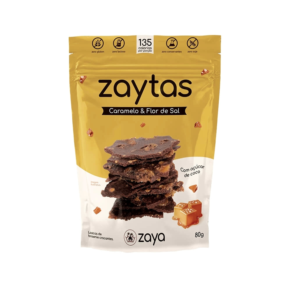 Biscoito Zaytas Caramelo e Flor de Sal 80g