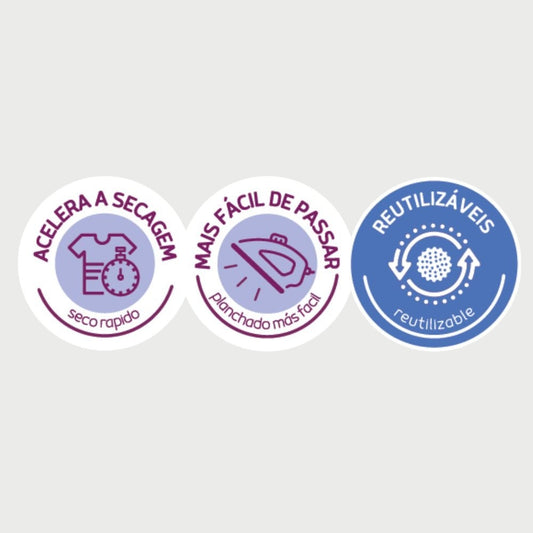 Bolas Secadoras de Roupas 2un