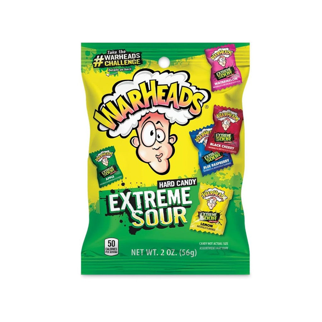 Bala Dura Extreme Sour Candy 56g Warheads