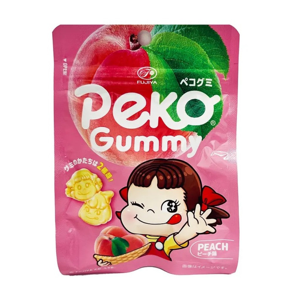 Bala Goma Peko Pêssego 50g Fujiya