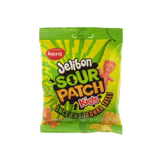 Bala Macia Azeda Sabor Frutas Mistas Jelibon Sour Patch 80g Kent