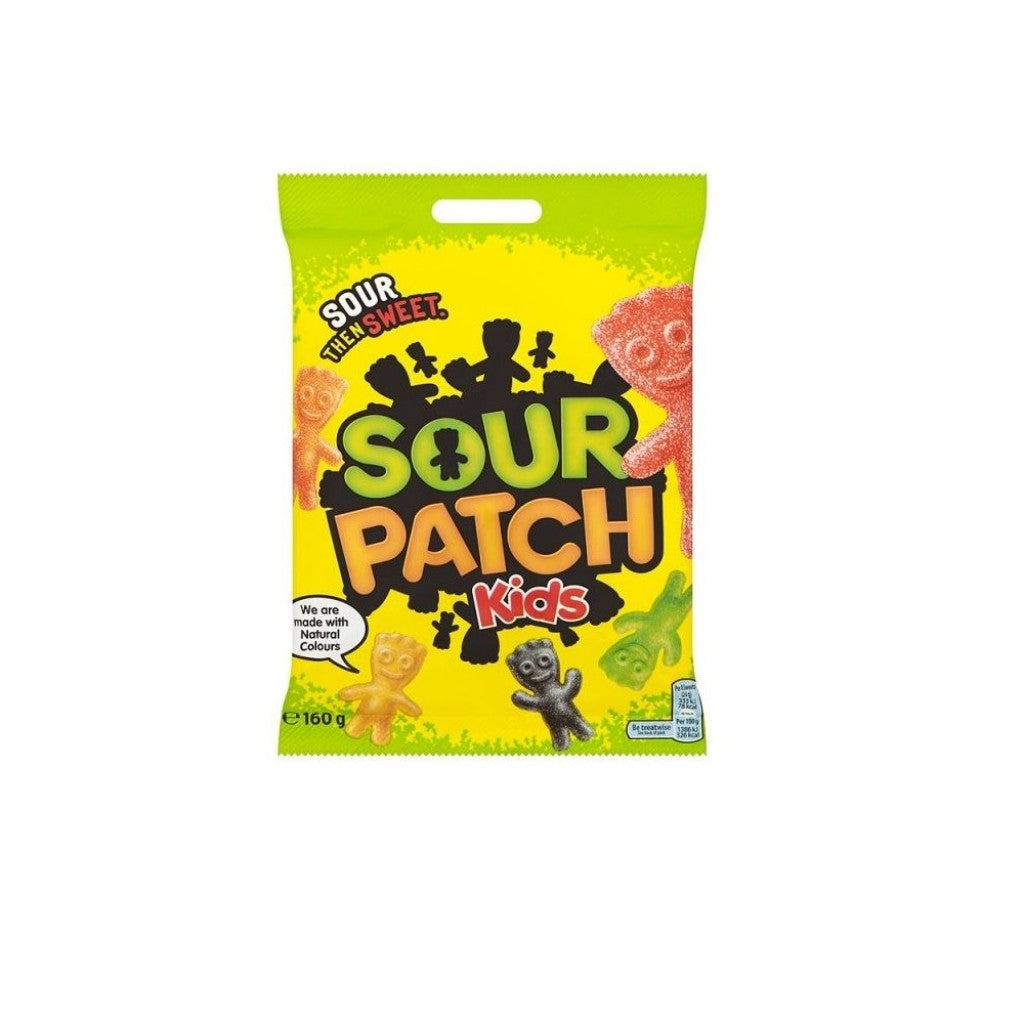 Bala Macia Azeda Sabor Frutas Mistas Jelibon Sour Patch 160g Kent