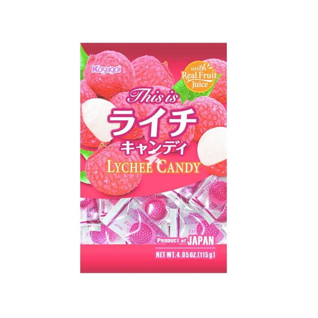 Bala Japonesa Sabor Lichia 115g Kasugai