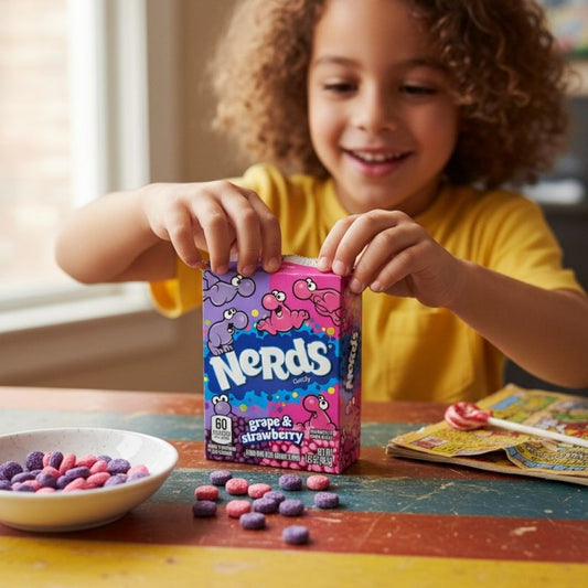 Bala Sabor Uva e Morango 46,7g Nerds