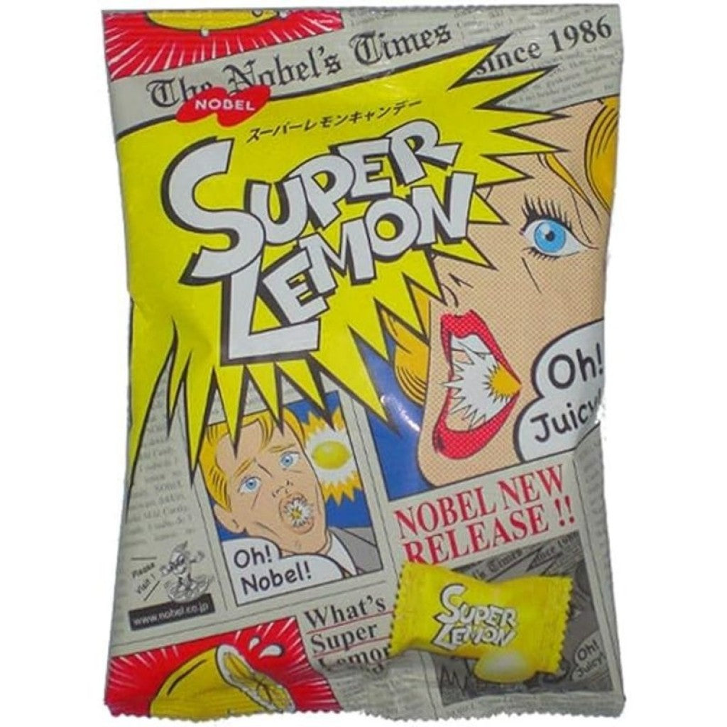Bala Sour Lemon Happy Time 60g Azedinha de Limão
