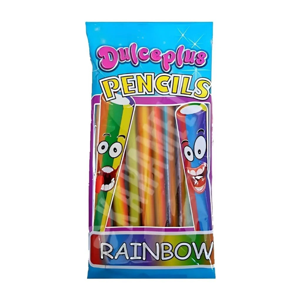 Bala Sour Rainbow Pencils 100g Dulceplus