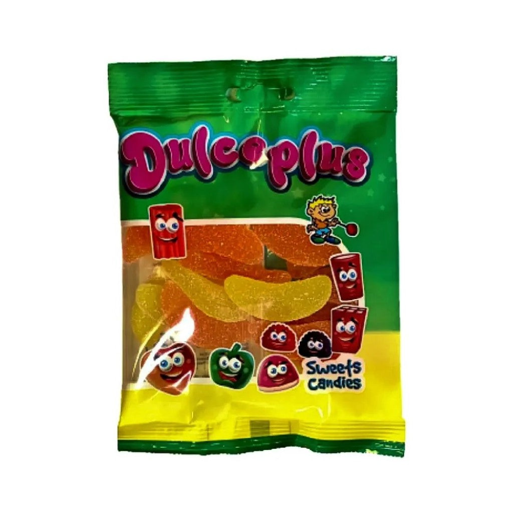 Bala Sour Segments Orange Lemon 100g Dulceplus
